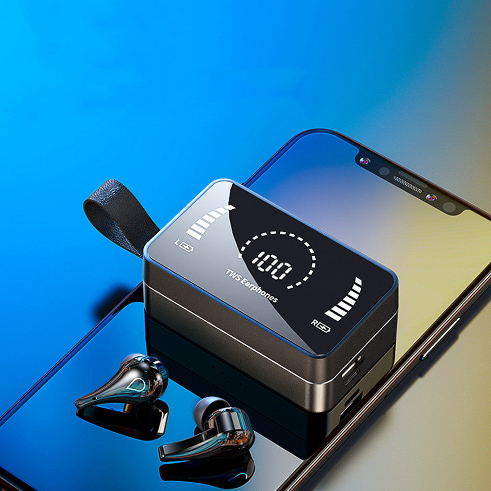 Bluetooth 5.0 Sports Wireless Earbuds With Charging Case Microphone
